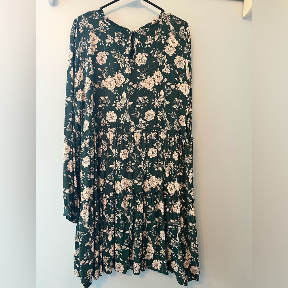 Knox Rose green floral dress